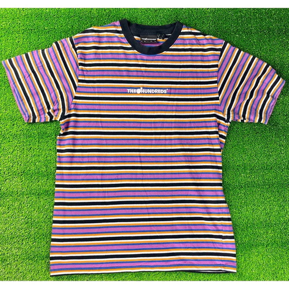 The Hundreds Multicolored Striped T-Shirt